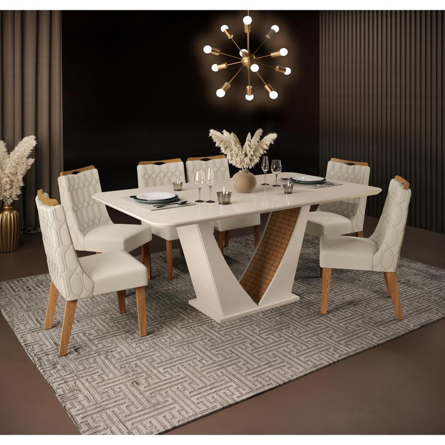 Juego De Comedor Altavision Dalila Fre image number 2.0