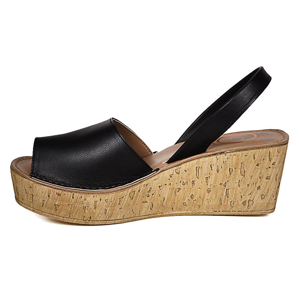 Sandalia Cuero Eliada Negro image number 4.0