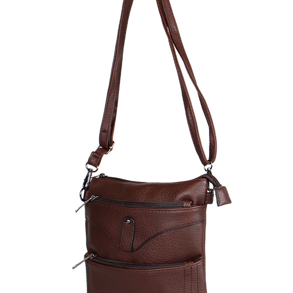 Cartera Bandolera Felicia Café Anabella Sachi image number 1.0