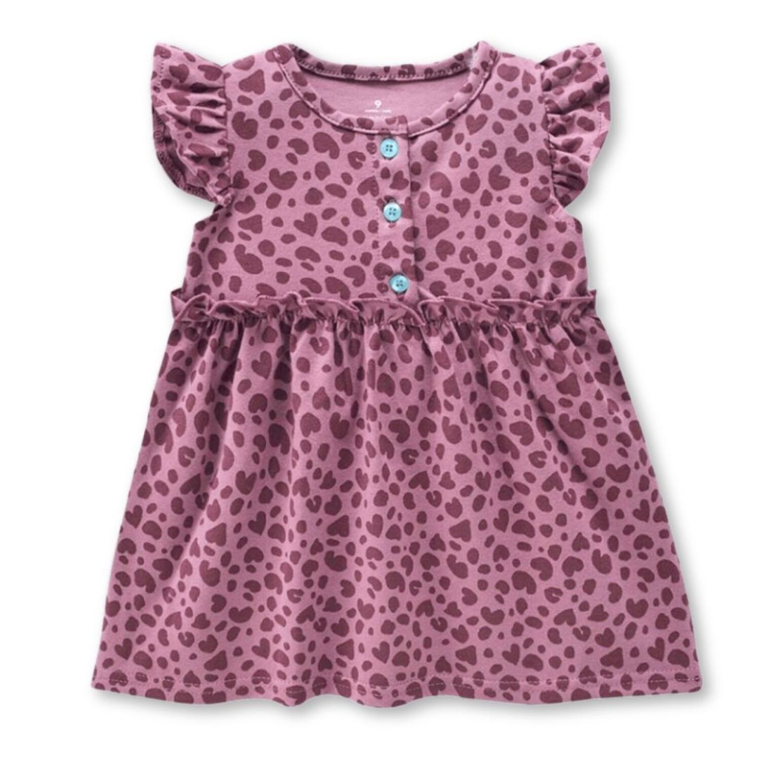 Vestido Sin Mangas Estampado Beb&eacute; Ni&ntilde;a 9 A 36 Meses Cheetah Print image number 0.0
