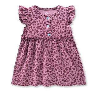 Vestido Sin Mangas Estampado Beb&eacute; Ni&ntilde;a 9 A 36 Meses Cheetah Print