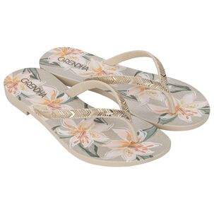 Sandalia Mujer Beige Flor Rast Grendha