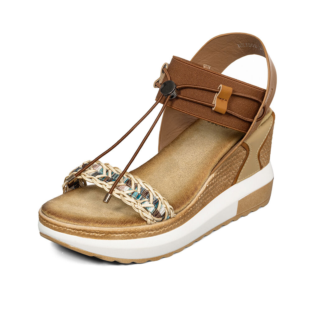 Sandalias Casuales Taco Cu&ntilde;a Mujer Weide Js02 image number 2.0