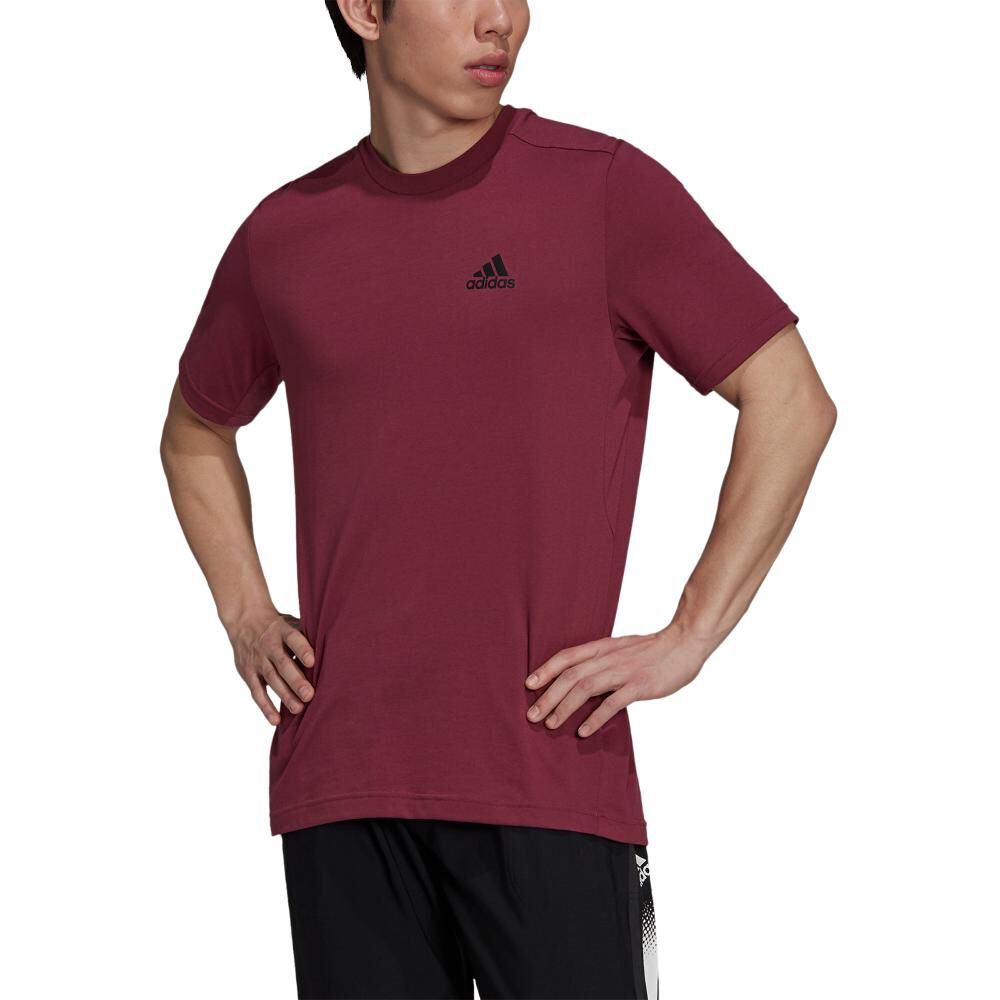 Polera Hombre Adidas D2m Feelready image number 2.0