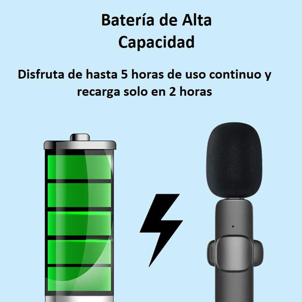 Microfono Inal&aacute;mbrico Hifi Para Smartphone Android & Iphone image number 10.0