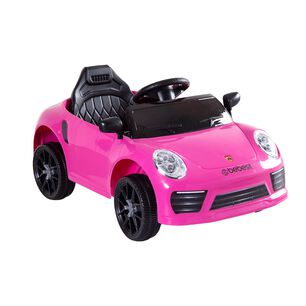 Auto Deportivo El&eacute;ctrico Race Rosa Bebesit