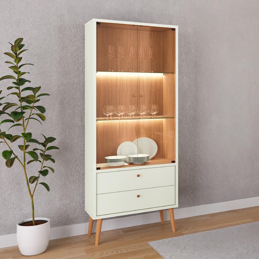 Vitrina Roca Salvador / 2 Puertas / 2 Cajones image number 2.0