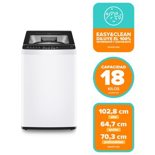 Lavadora Autom&aacute;tica 18kg Carga Superior Mdwmt18w Blanca