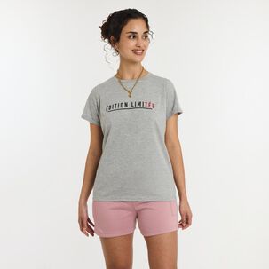 Polera Manga Corta Cuello Redondo Mujer Freedom