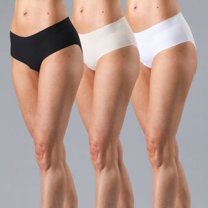3pack Pantaleta Microfibra Laser Flores 5607-24