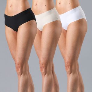 3pack Pantaleta Microfibra Laser Flores 5607-24