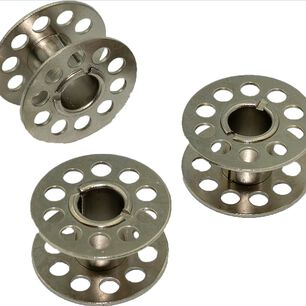 Carrete/carretel Met&aacute;lico Para Maquinas Coser Caseras, 3un,