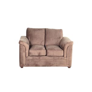 Sofa Ancona 2 Cuerpos Tela Velvet Beige