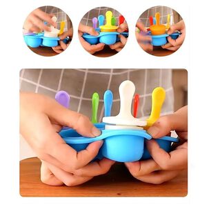 Molde Silicona Helados Paletas Ni&ntilde;os