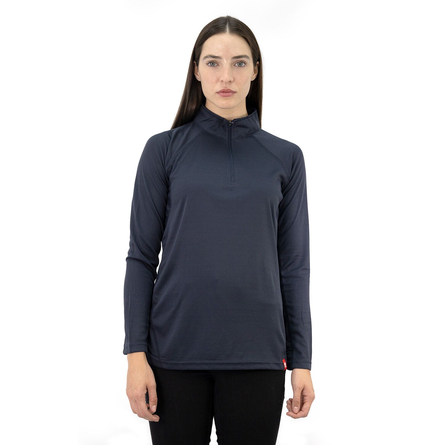 Polera Quebec Half-zip Mujer Iron image number 0.0