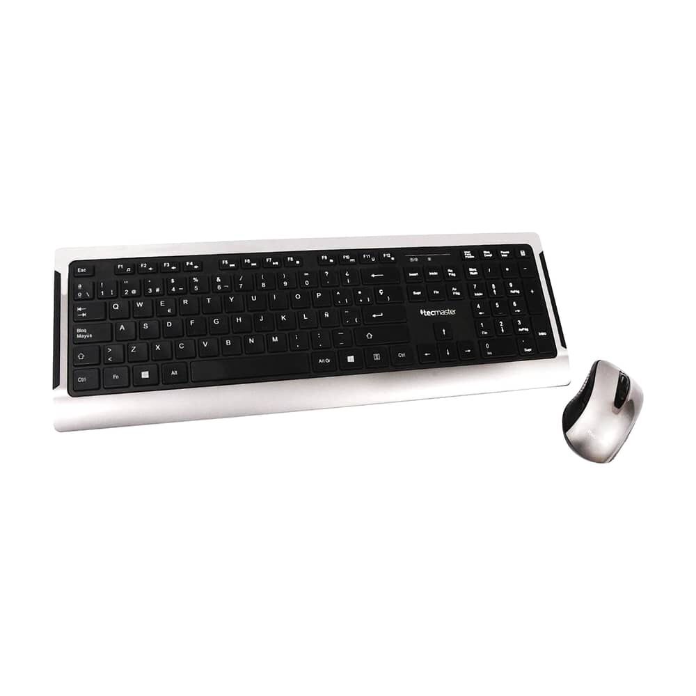 Teclado Y Mouse Inalambrico Teclas Planas Tecmaster Ld100 image number 0.0