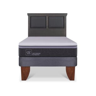 Cama Europea Cic Ortopedic Advance / 1.5 Plazas / Base Normal + Respaldo
