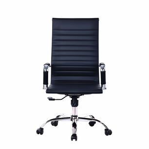 Silla De Escritorio Ergon&oacute;mica Ecocuero Reclinable Dc-408