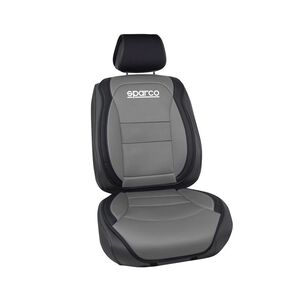 Funda Cubre Asiento Auto Individual Gris Sparco Universal