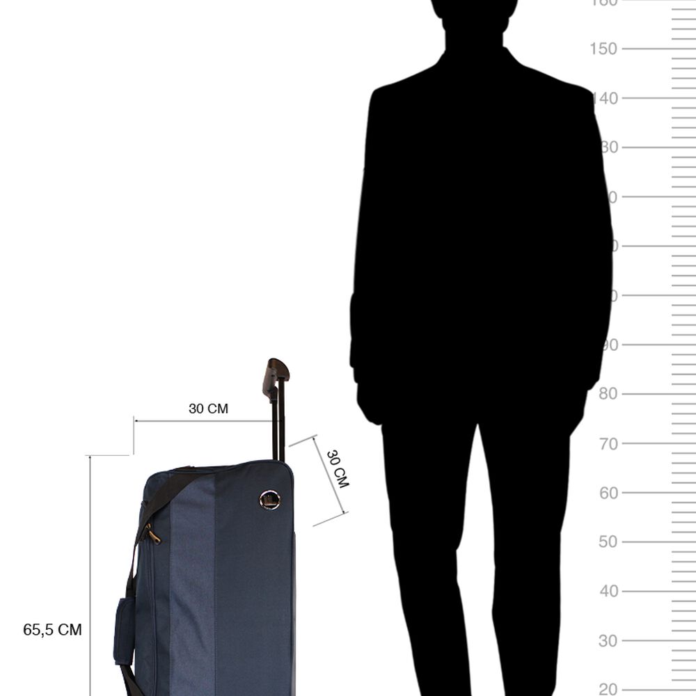 2 Bolsos De Viaje Kross M+l Azul F La Maleta De Chile image number 8.0