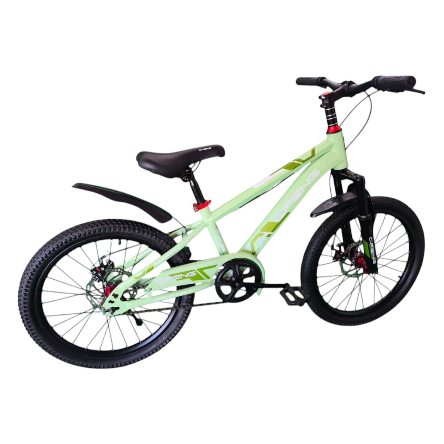 Bicicleta Aro 20 Cfeng Con Freno Disco Verde image number 4.0