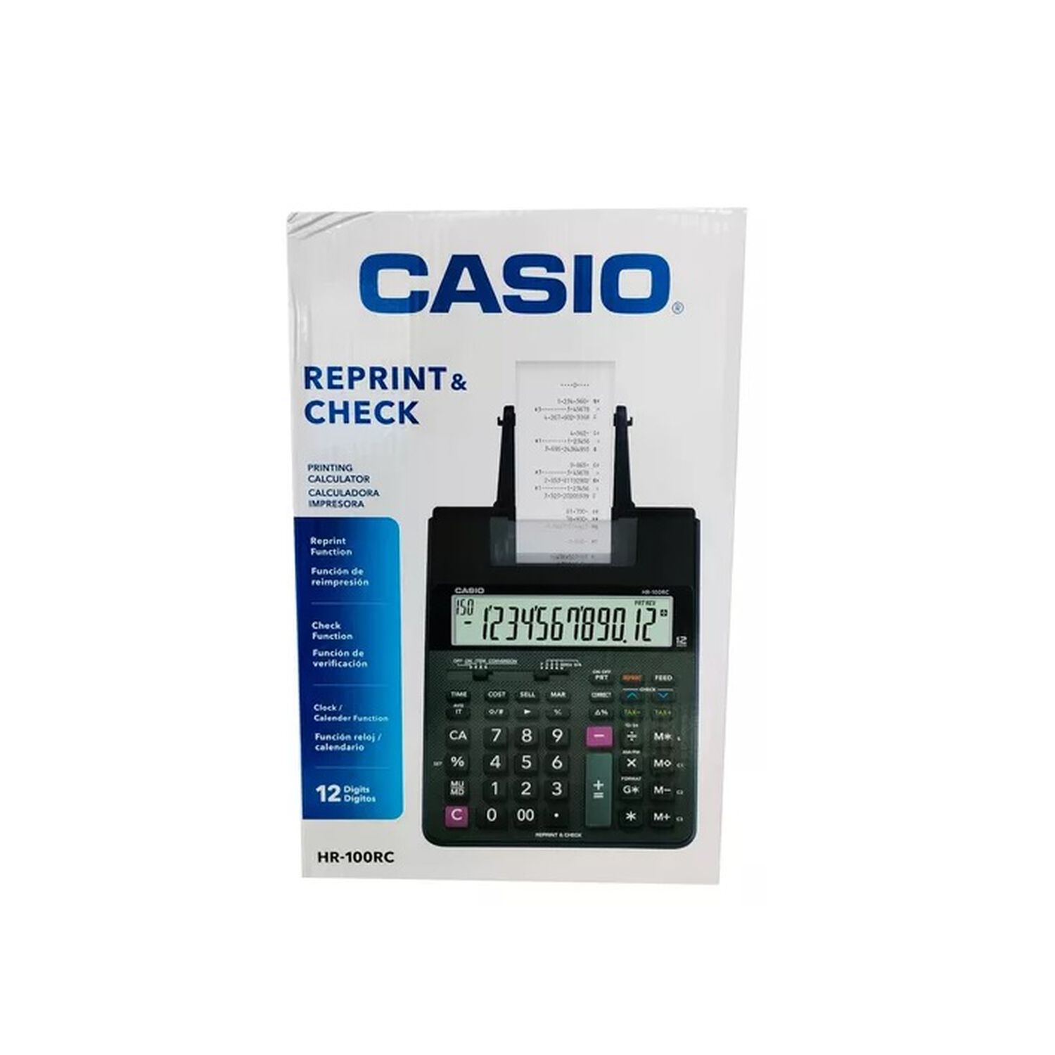 Calculadora Con Impresora Casio Hr-100rc image number 1.0