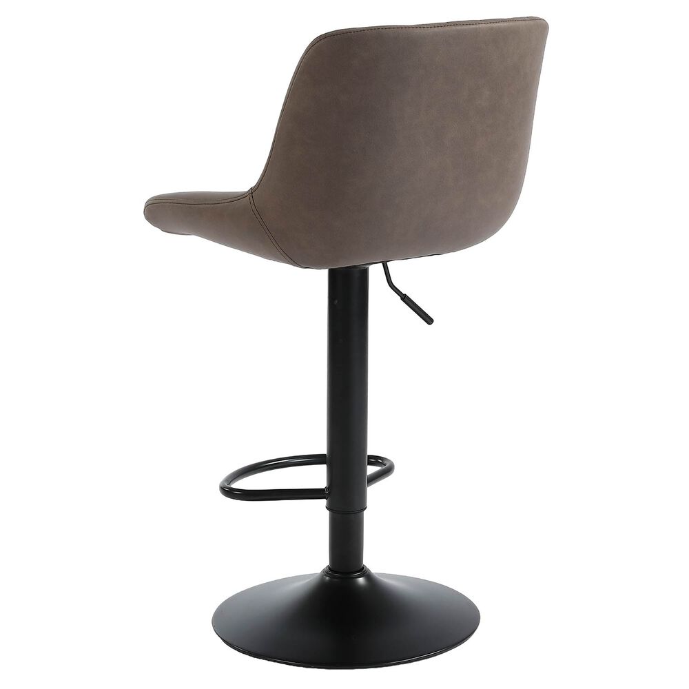 Pack De 2 Sillas De Bar New York Confort Novahus Marr&oacute;n image number 6.0