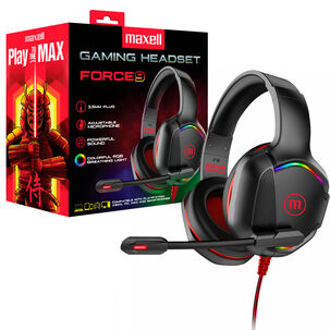 Audifonos Gaming Maxell Ca-h-mic Force 9 Ajustable Led Rgb