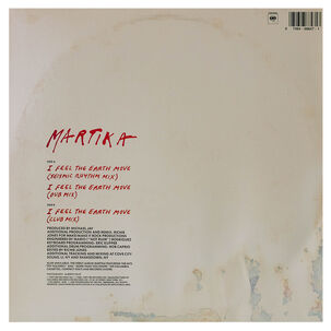 Martika - I Feel The Earth Move | 12" Maxi Single Usado