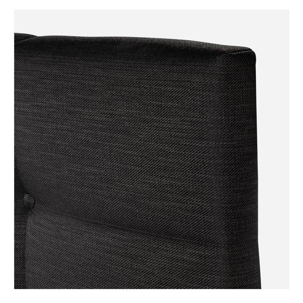 Cama Europea Rosen Tempo / 2 Plazas / Base Dividida + Respaldo Issey Grafito image number 5.0