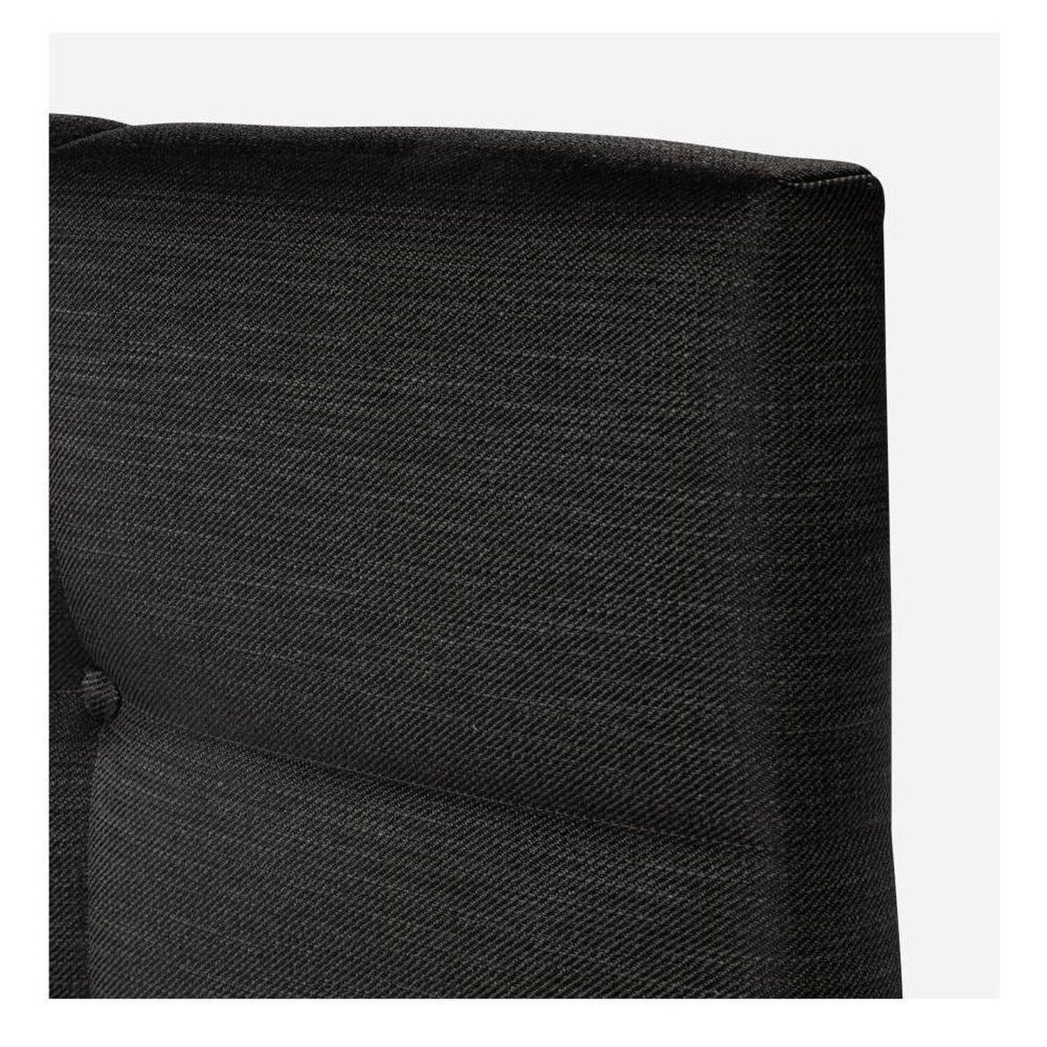 Cama Europea Rosen Tempo / 2 Plazas / Base Dividida + Respaldo Issey Grafito image number 5.0