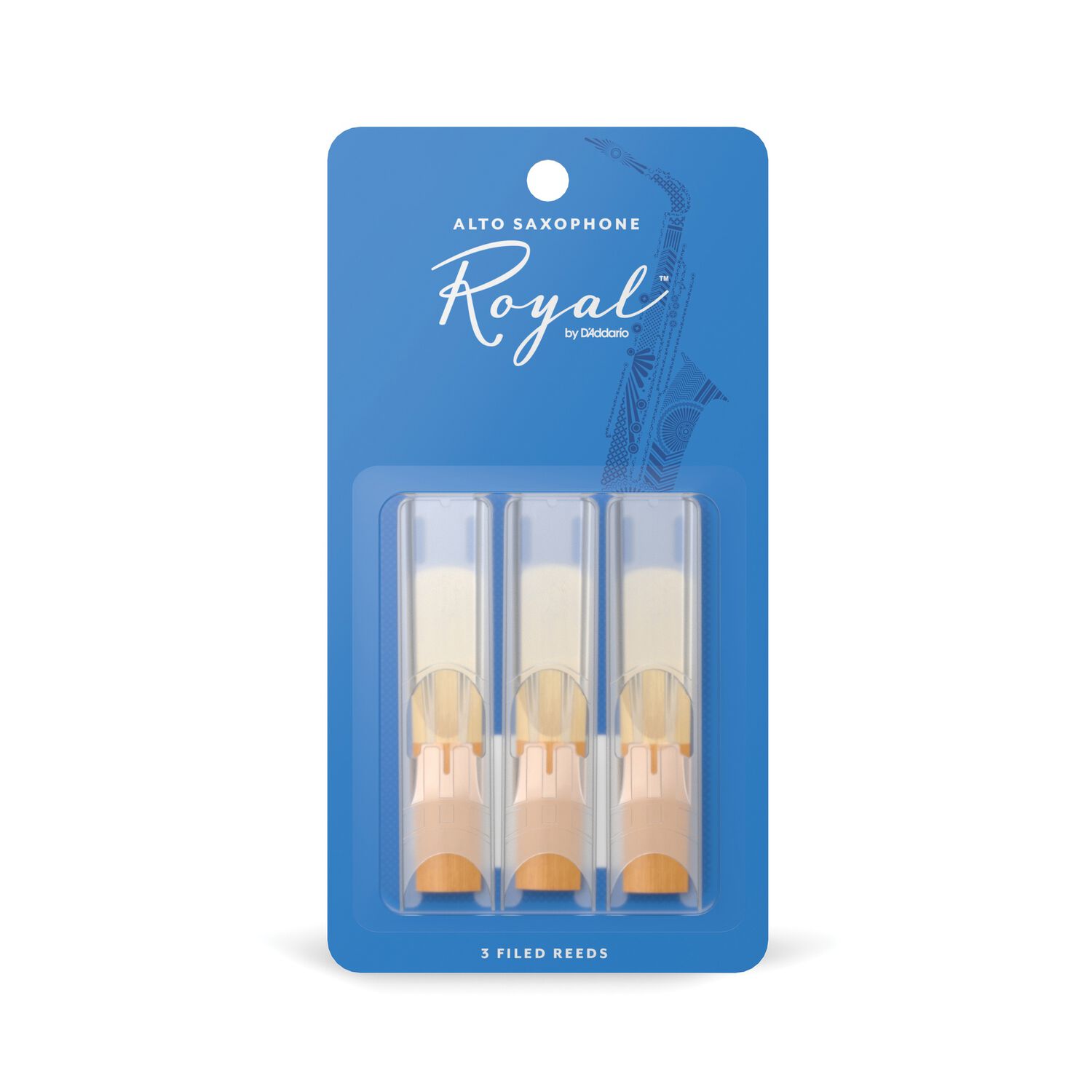 Ca&ntilde;a Saxo Alto 2.0 Pack 3 Royal Rjb0320 Daddario image number 0.0