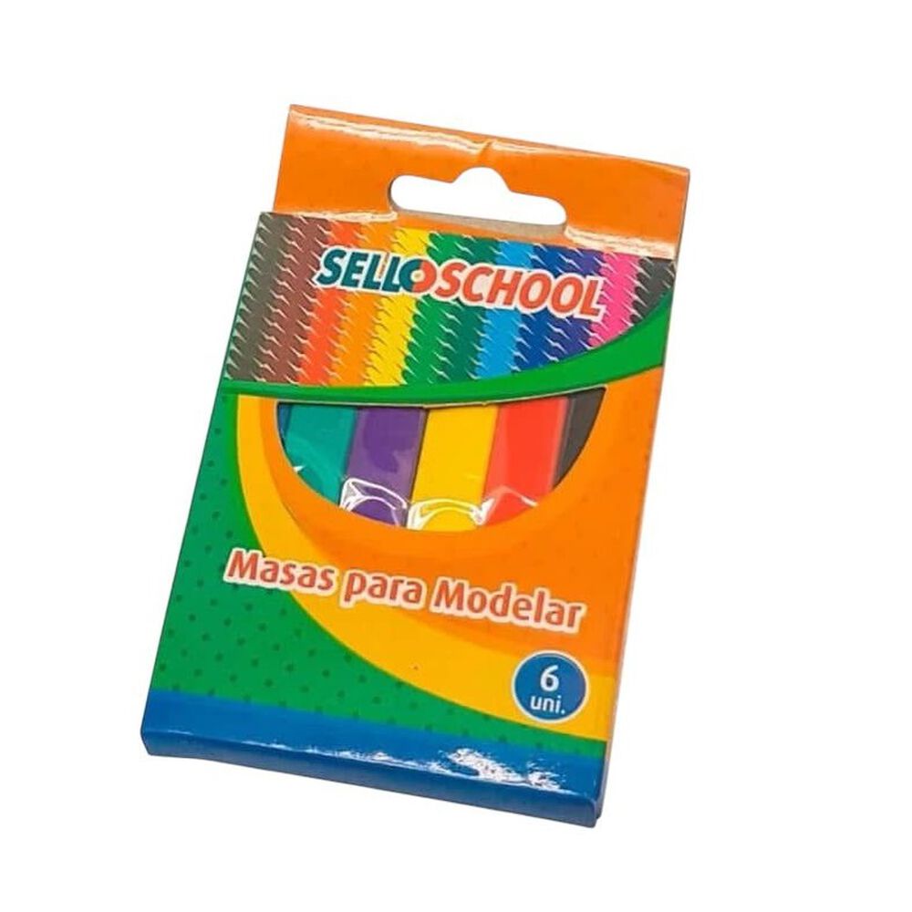 Pack De 3 Plasticina 6 Colores Masas Para Modelar image number 0.0