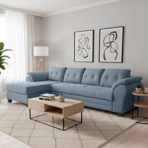 Sofá Seccional Izquierdo Living Factory Boston / 5 Cuerpos