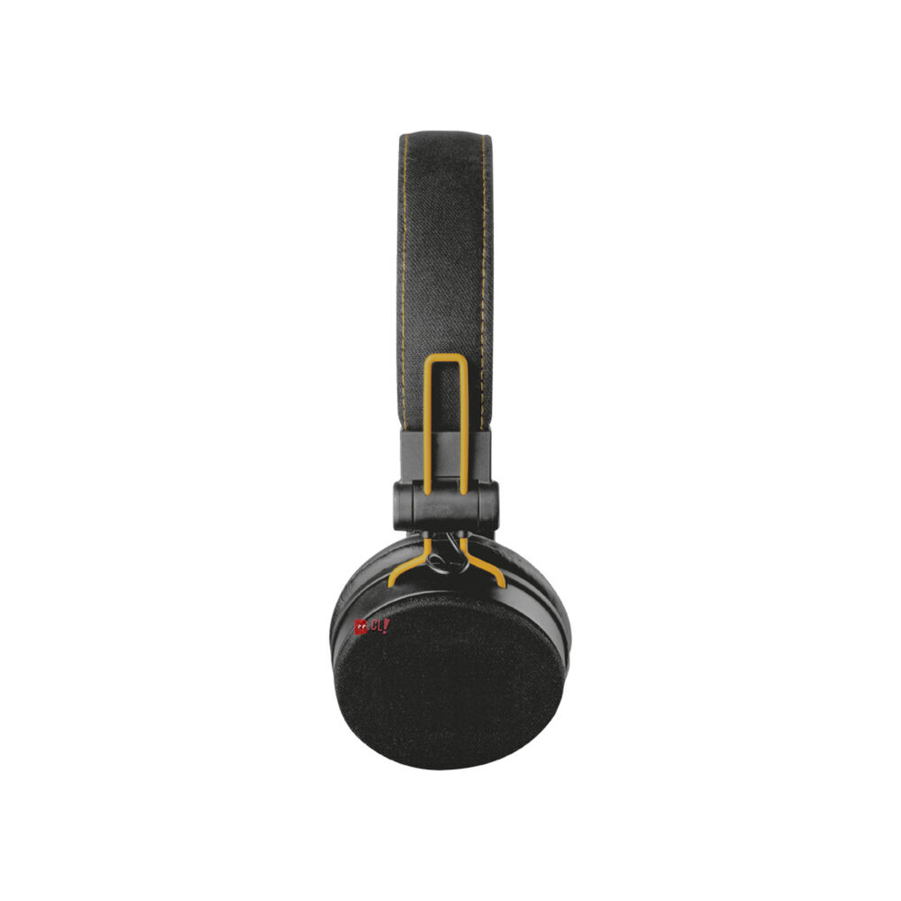 Aud&iacute;fonos Dise&ntilde;o Urbano 3.5mm Fyber Negro Con Naranjo - Ps image number 2.0