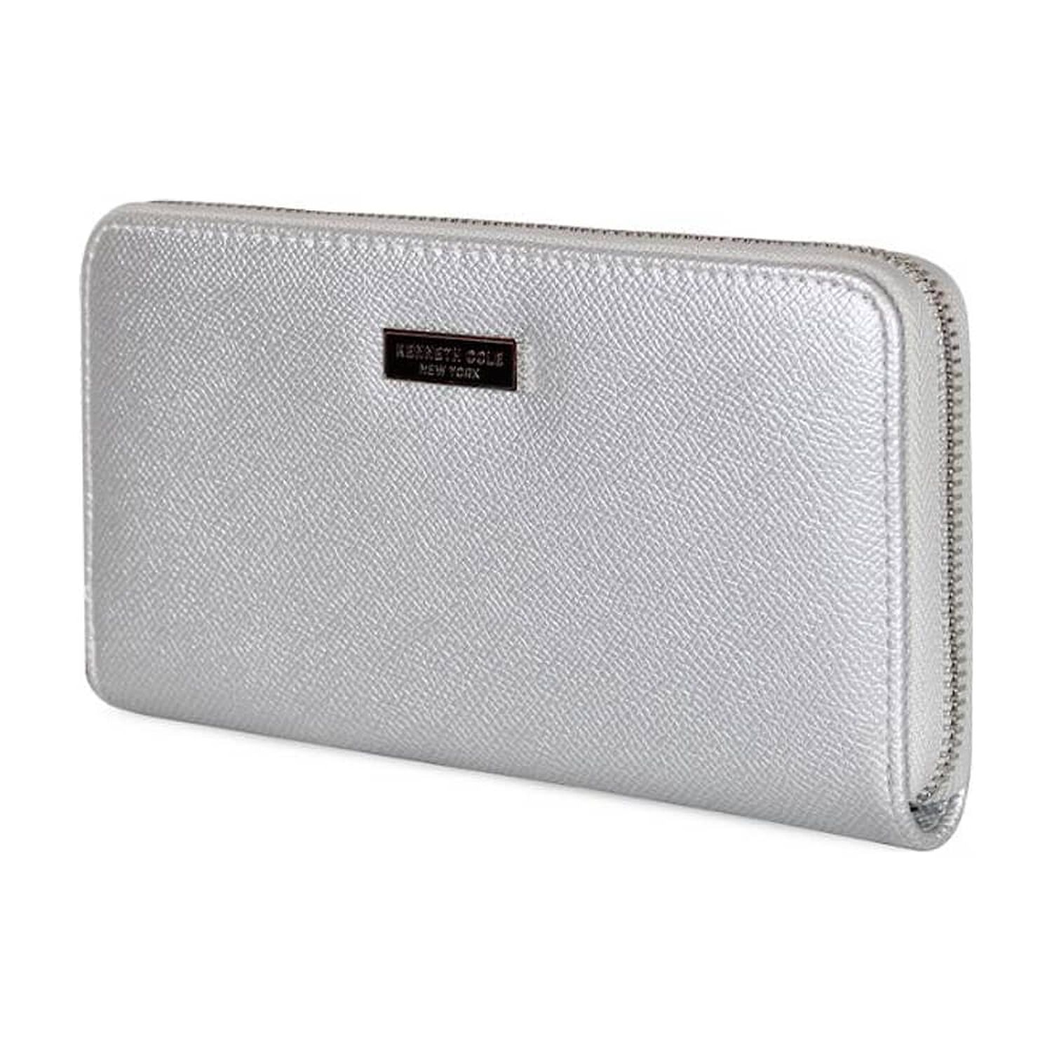 Billetera Mujer Bessie Plateada Kenneth Cole image number 1.0