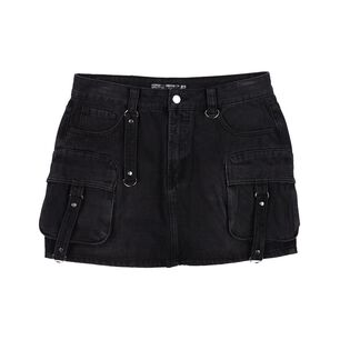 Falda Denim Mujer Rolly Go