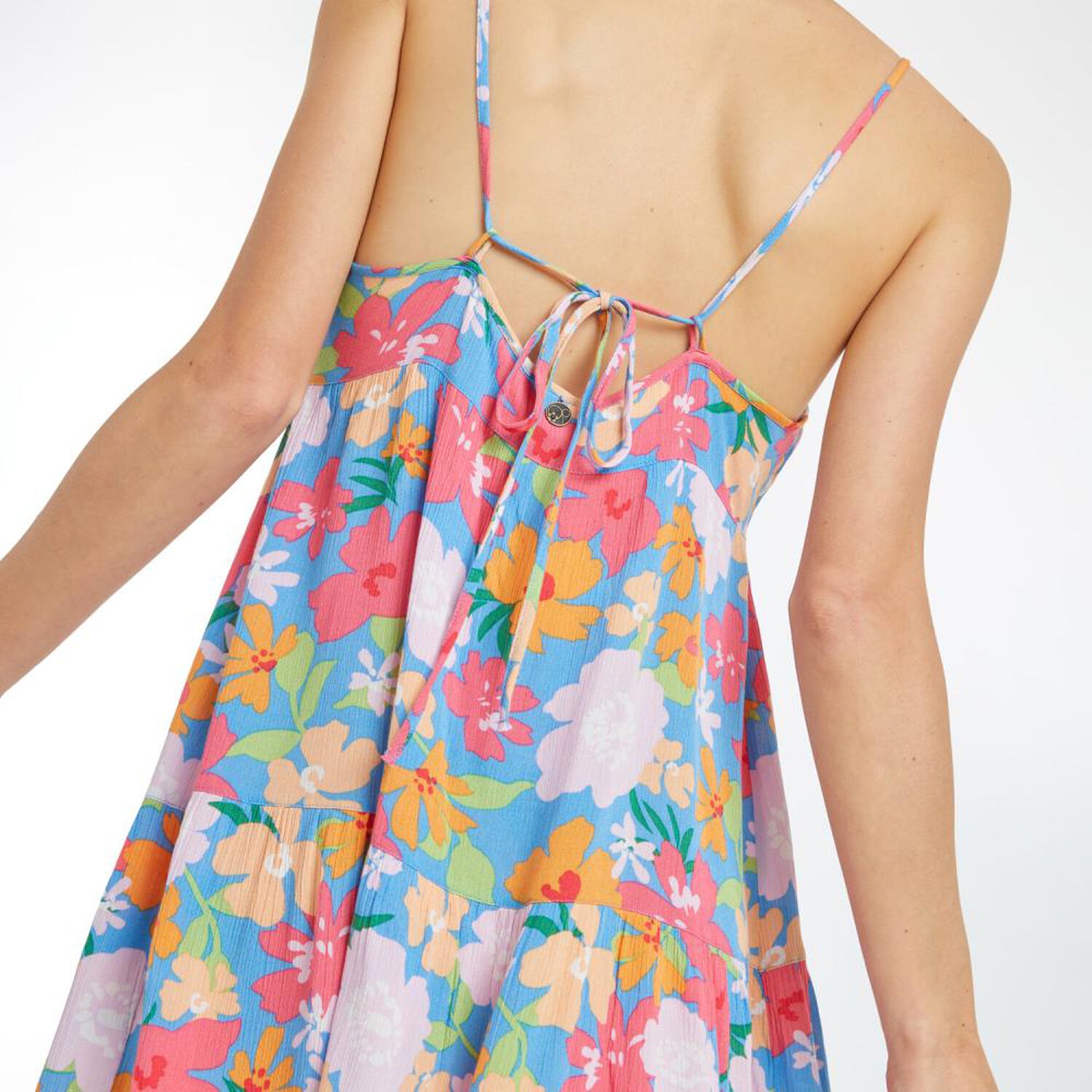 Vestido Corto Sin Mangas Cuello V Mujer Ocean Pacific image number 4.0