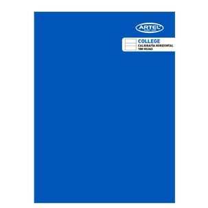 Cuaderno College Caligrafia Horizontal 100 Hojas Artel