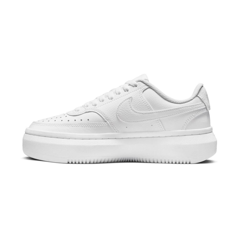 Zapatilla Urbana Mujer Nike Nike Court Vision Alta Blanco image number 4.0