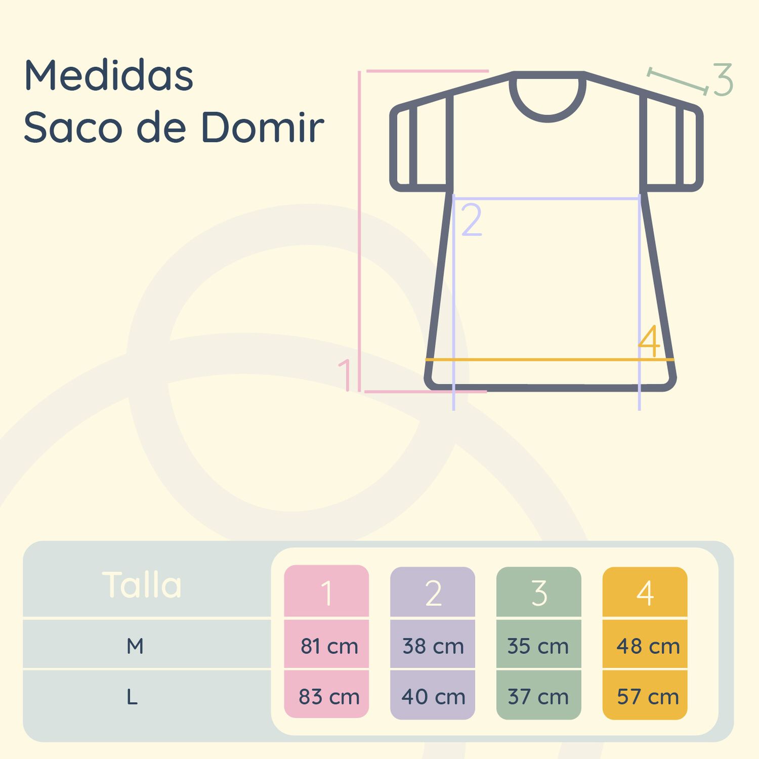 Saco De Dormir Para Beb&eacute; Dise&ntilde;o De Animales &ndash; Talla L 83 Cm image number 3.0