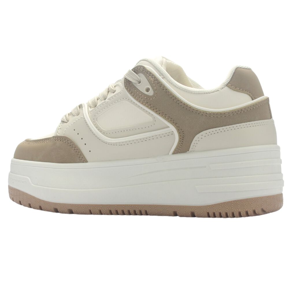 Zapatilla Mujer Chalada Mitsu-4 Beige Urbano image number 3.0