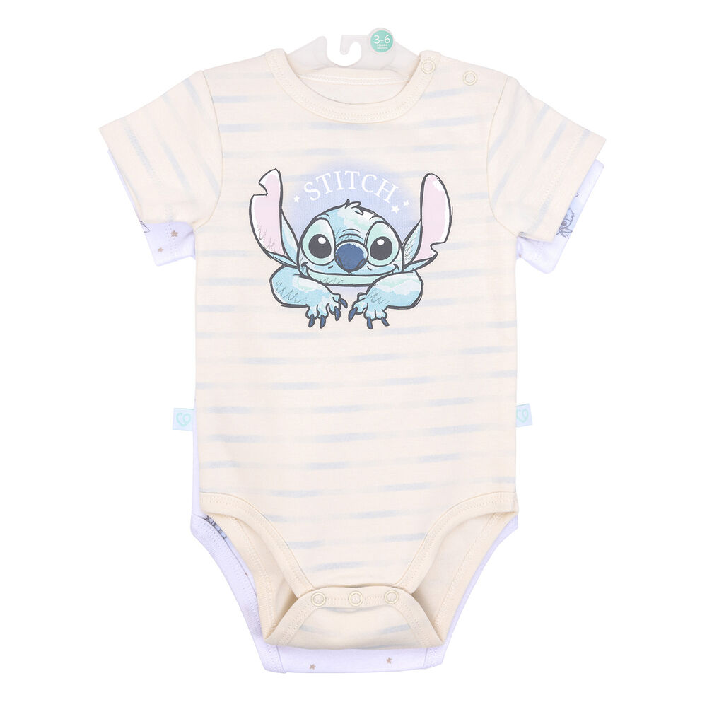 Body X2 Unisex Stitch Body Manga Corta 3 - 6 Meses image number 0.0