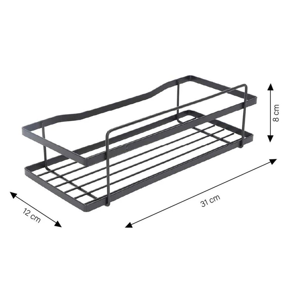 Set 2 Organizadores De Ducha Negro image number 2.0