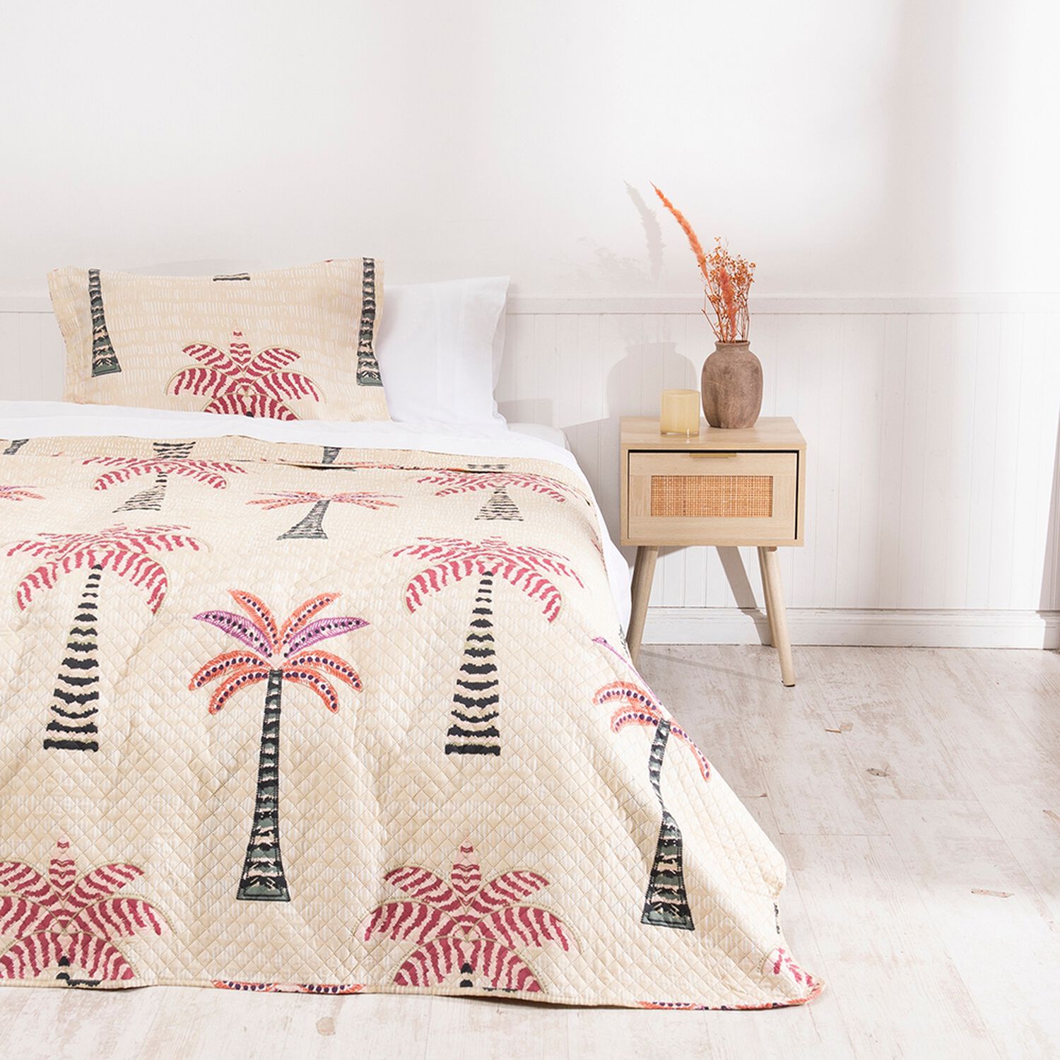 Quilt Mashini Palmeras / 1.5 Plazas image number 0.0