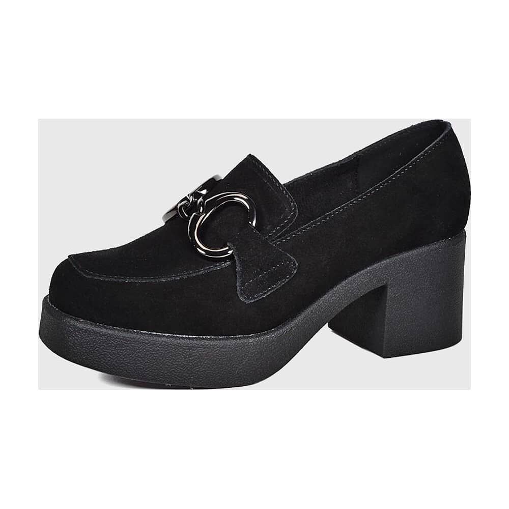 Zapato Cuero Yenniel Negro image number 0.0