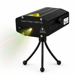 Luces Laser Para Fiestas Rgb Con Sensor R&iacute;tmico
