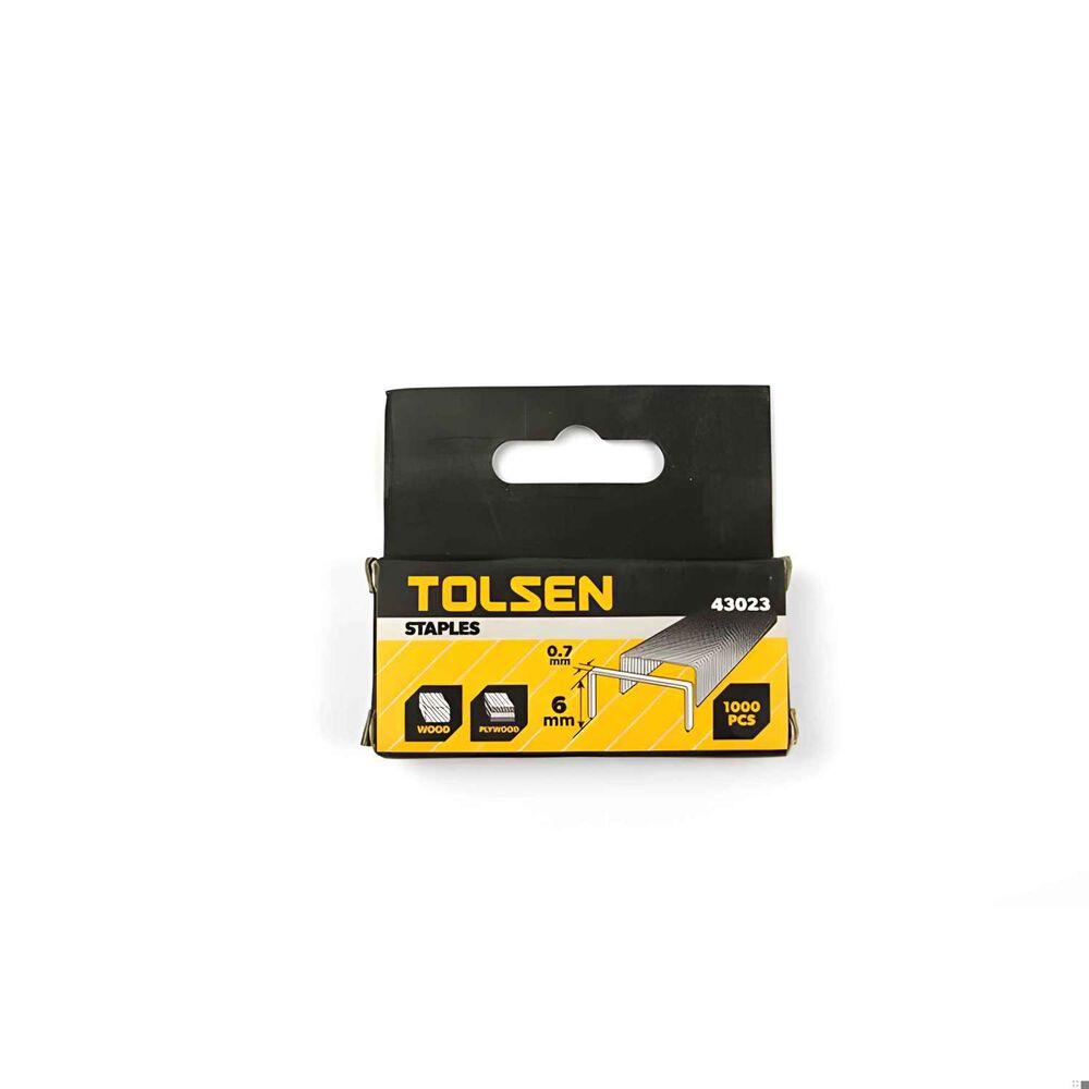 Grapa Corchete 0.7x6mm 1000 Un. - Tolsen image number 0.0