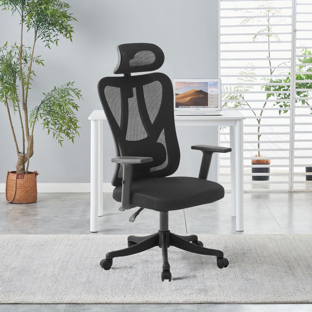 Silla De Escritorio Executive Air Negro image number 7.0