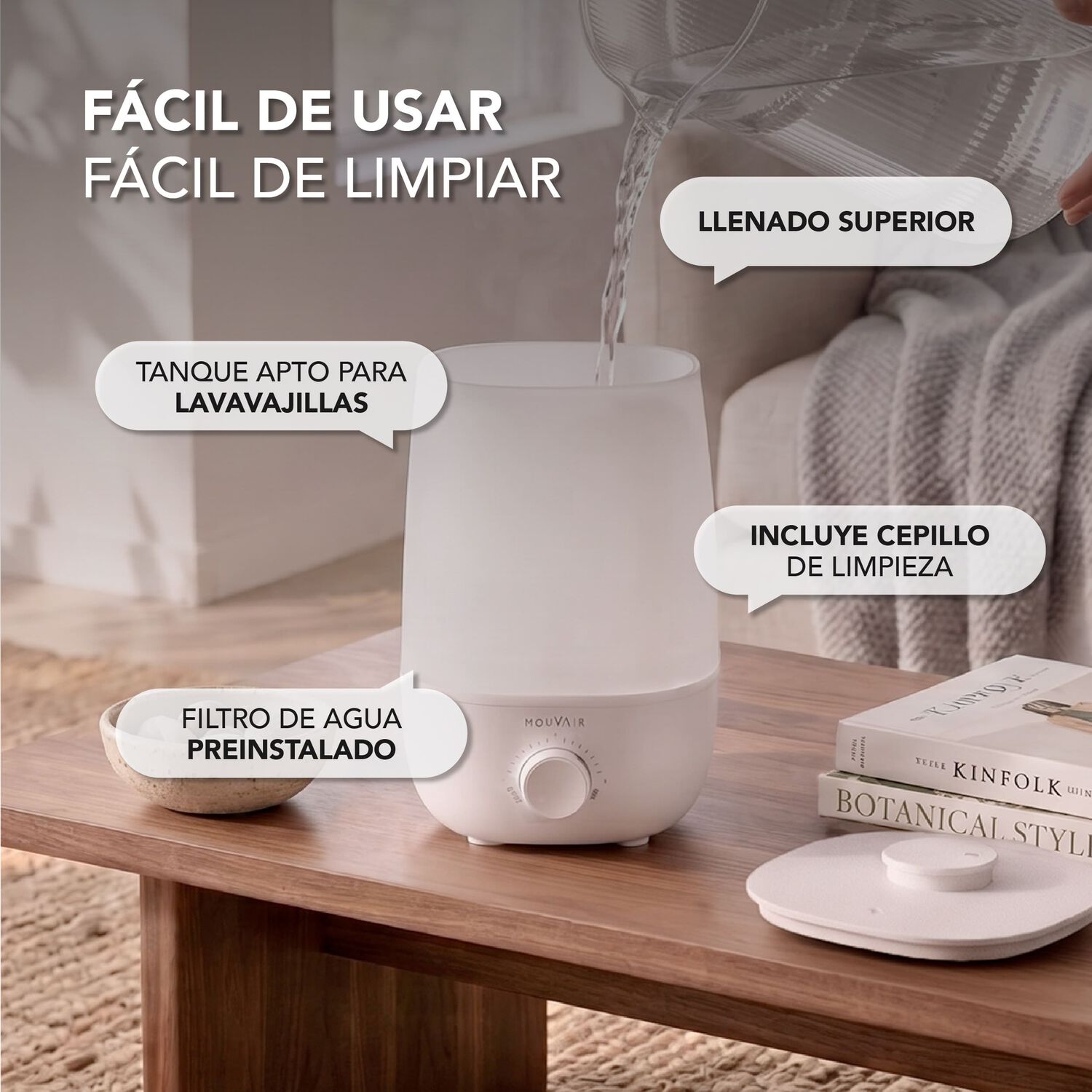 Humidificador Mouvair Cloud image number 3.0